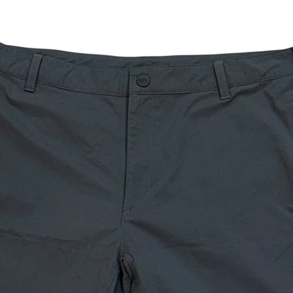 The North Face‎ Grey Nylon Hiking Cargo Shorts 36 Lightweight Packable Summer